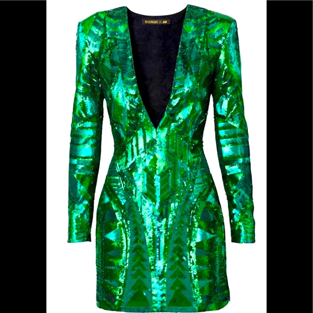 Balmain & H&M Collaboration Sequence dress Size 6